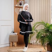 Baju Olahraga One Set Setelan Atasan Baju Dan Rok Legging Stella Jersy 