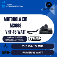 Motorola XiR M3688 VHF 45 Watt Radio RIG Original Garansi Resmi Motorola