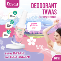 Tosca Deodorant Tawas Spray 60mL Mini Size Ampuh Cegah Bau Ketiak / Deodorant Cair Non Alkohol