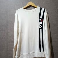 crewneck fila putih second