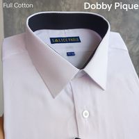 Salice Paolo Kemeja Pria Lengan Panjang SlimFit Dobby Pique
