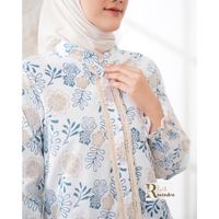 Blouse Batik Bunga Renda