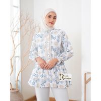 Blouse Batik Bunga Renda