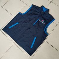 Community Brand Unisex Vest Zipper Five Pocket Navy size L fit XL