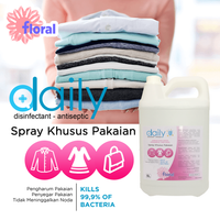 DAILY DESINFEKTAN FABRIC SPRAY ANTISEPTIC 5 LITER KHUSUS UNTUK PAKAIAN ANTIBACTERIAL
