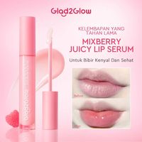GLAD2GLOW Mixberry Juicy Lip Serum - ORI !! BPOM !!