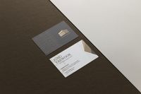 Desain Kartu Nama Profesional Modern Minimalis