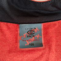 Crack Jack Unisex Outdour or Running Jacket or Base Layer Orange size M