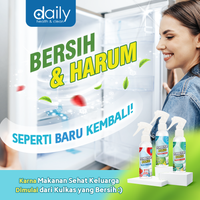 CAIRAN PEMBERSIH KULKAS ANTI BAKTERIAL 100mL / PENGHARUM DAN PEMBERSIH KULKAS DAILY