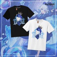Kaos Katun Pria Wanita Genshin Impact Furina
