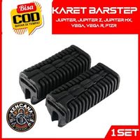 Karet Barstep Depan Jupiter Lama-MX-Z & Vega Old-R-R New-ZR & Force 1-F1ZR-F1 ZR & RX King Footstep-Foot-Kaki-Bar Step Injekan 1 Set-2 Pcs