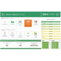 Software Aplikasi Excel Program Keuangan Pembayaran SPP Sekolah Kursus