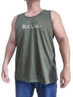 Singlet Distro Jumbo Kanji Ukuran Besar 3XL 4XL lingkar dada 120cm - 128cm