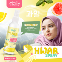 DAILY HIJAB SPRAY AROMA / SPRAY HIJAB ANTI LEYOT / PARFUM HIJAB ANTIBACTERIAL 100ML