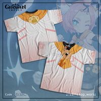 Kaos Fullprint Anime Game Genshin Impact Diona