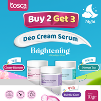 Buy 2 Get 3 TOSCA Deodorant Cream Serum Brightening and Flawless with Niacinamide + Glutathione Mencerahkan Ketiak