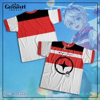 Kaos Fullprint Anime Game Genshin Impact Bennett x Keep