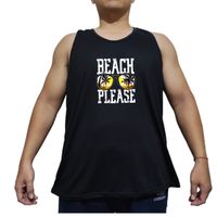 Singlet Distro Jumbo Beach Ukuran Besar 3XL 4XL lingkar dada 120cm - 128cm