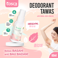Tosca Deodorant Tawas Spray 60mL Mini Size Ampuh Cegah Bau Ketiak / Deodorant Cair Non Alkohol