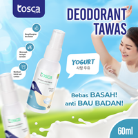 Tosca Deodorant Tawas Spray 60mL Mini Size Ampuh Cegah Bau Ketiak / Deodorant Cair Non Alkohol