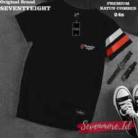 SEVENTYEIGHT Kaos Distro Original Pria Wanita Motif simpel Katun Combed 24s
