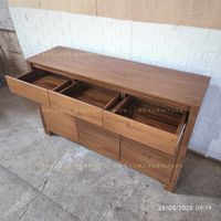 bufet credenza meja samping minimalis Sarah 150cm jati jepara