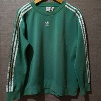 crewneck Adidas center ringer green second
