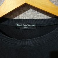 crewneck balenciaga Paris hitam second