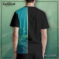 Kaos Fullprint Pria Wanita Anime Game Genshin Impact Alhaitham