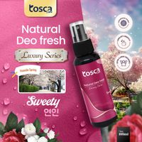 TOSCA Deodorant Spray Tawas Luxury Series Natural Deo Fresh Anti Bau Badan, Anti Bau Ketiak 100ML