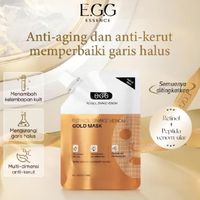 EGG RETINOL SNAKE VENOM GOLD MASK 100gr Face Masker Anti Aging Emas Peptide