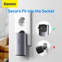 Baseus Gan5 Pro 65W Ultra Slim Travel Charger USB C Universal Adaptor Fast Charging