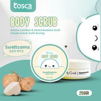 BODY SCRUB TOSCA LULUR / LULUR PELEMBUT DAN MENGHALUSKAN TUBUH