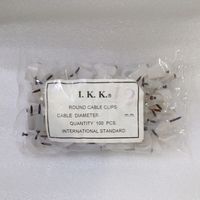 Klem Klip Penjepit Kabel Isi 100 Pcs 12 mm