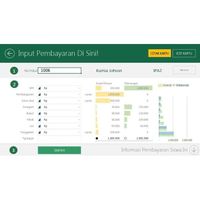 Software Aplikasi Excel Program Keuangan Pembayaran SPP Sekolah Kursus
