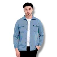 AZRcloth Jaket Pria Distro trucker pria bahan Fleece tebal Size M L XL XXL