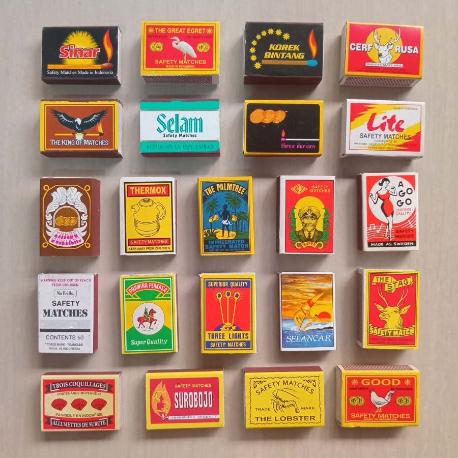 Jual Koleksi 22 jenis korek api jadul dengan Harga Terbaik d