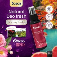 TOSCA Deodorant Spray Tawas Luxury Series Natural Deo Fresh Anti Bau Badan, Anti Bau Ketiak 100ML