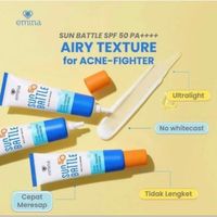 Emina Sun Battle Spf 50 Pa++++ Cica Acne Fighter Sunscreen 20 ml