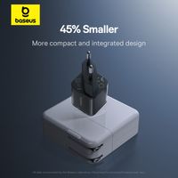 Baseus Charger USB Type C PD 30W Fast Charging QC Adaptor Mini Gan5S