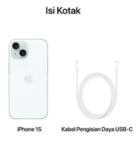 Apple iPhone 15 256GB BNIB Original Segel Garansi Resmi Indonesia