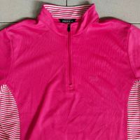 Freex Sport Half Zipper Running Tshirt Magenta size M