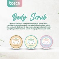 BODY SCRUB TOSCA LULUR / LULUR PELEMBUT DAN MENGHALUSKAN TUBUH