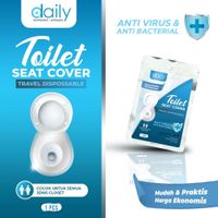 ALAS DUDUK KLOSET ANTIBACTERIAL / DAILY TOILET SEAT COVER DISPOSABLE