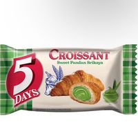 5 Days Croissant 5Days 60g Pandan Srikaya / Keju / Cokelat / Mixed Berries