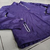 Center Pole Women Running Jacket Pocket Zipper Purple size S