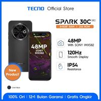 Tecno Spark 30C NFC 6/128 GB Handphone Android 4G Garansi Resmi 