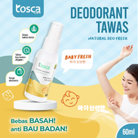 Tosca Deodorant Tawas Spray 60mL Mini Size Ampuh Cegah Bau Ketiak / Deodorant Cair Non Alkohol