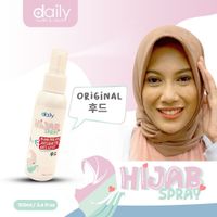 DAILY HIJAB SPRAY ORIGINAL / SPRAY HIJAB ANTI LEYOT / PARFUM HIJAB ANTIBACTERIAL 100ML