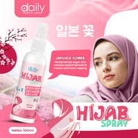 DAILY HIJAB SPRAY AROMA / SPRAY HIJAB ANTI LEYOT / PARFUM HIJAB ANTIBACTERIAL 100ML